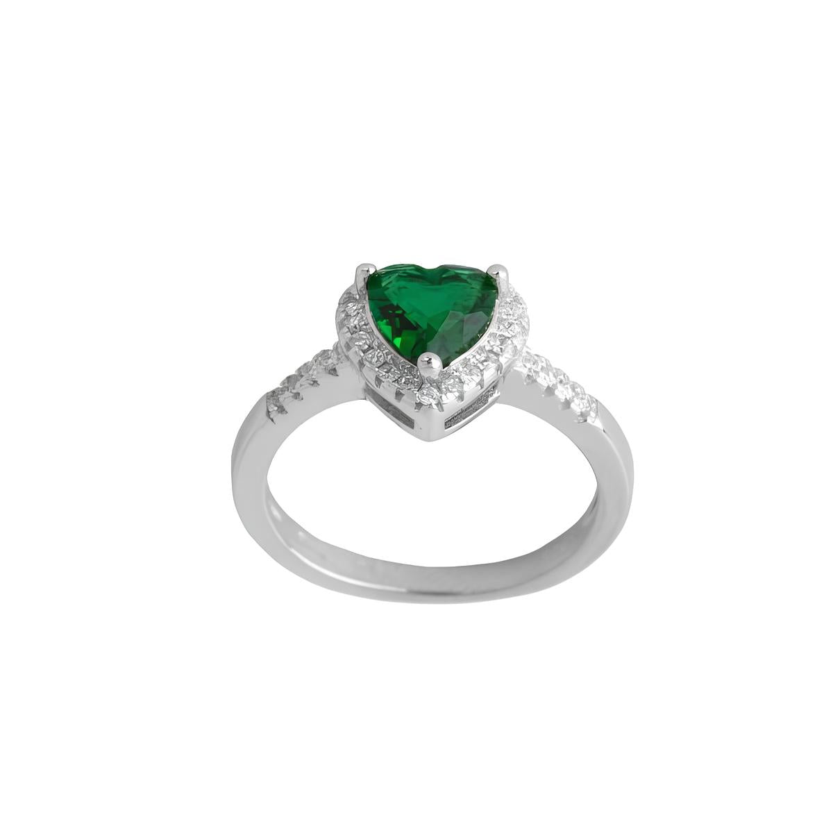 Anello in Argento 925 “Tutti pazzi per il colore” – Chimiama 110058 Smeraldo