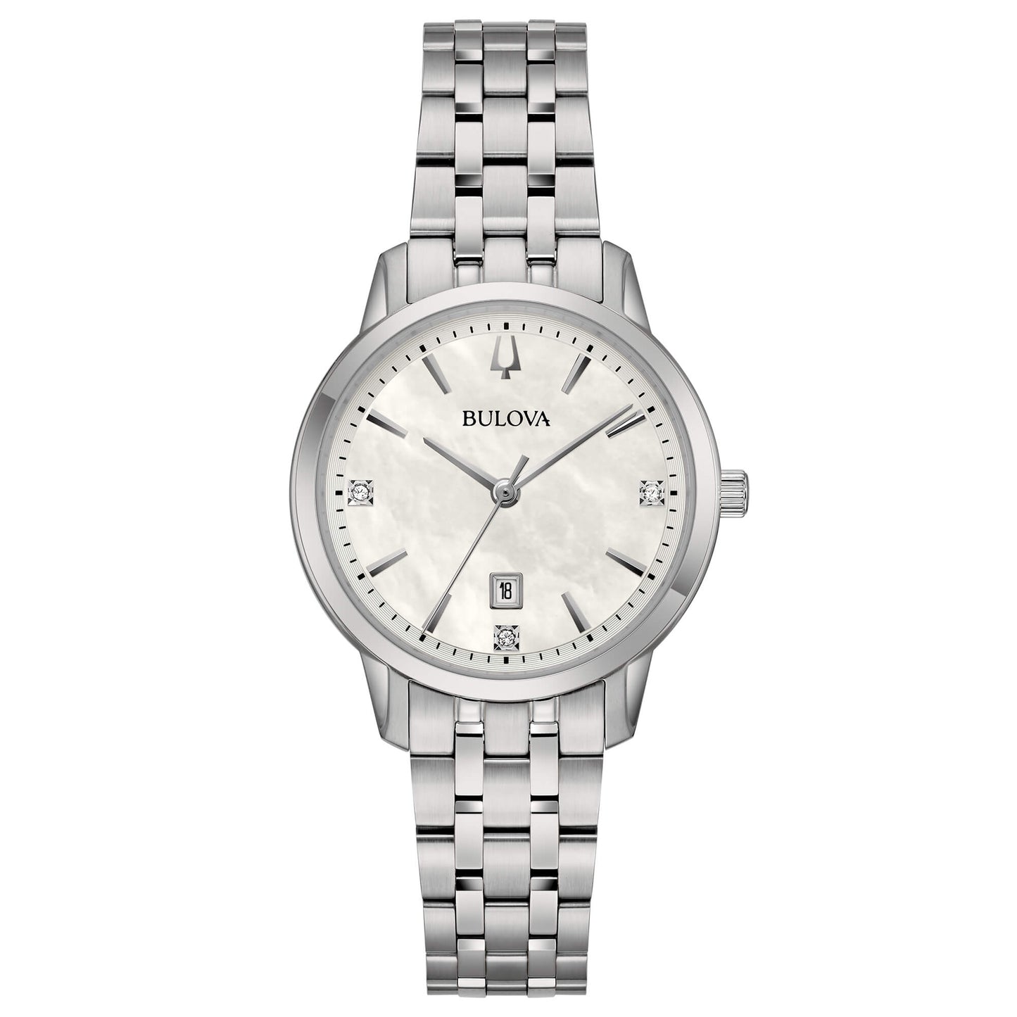 Orologio Donna Bulova Sutton – Acciaio e Quadrante Madreperla con Diamanti