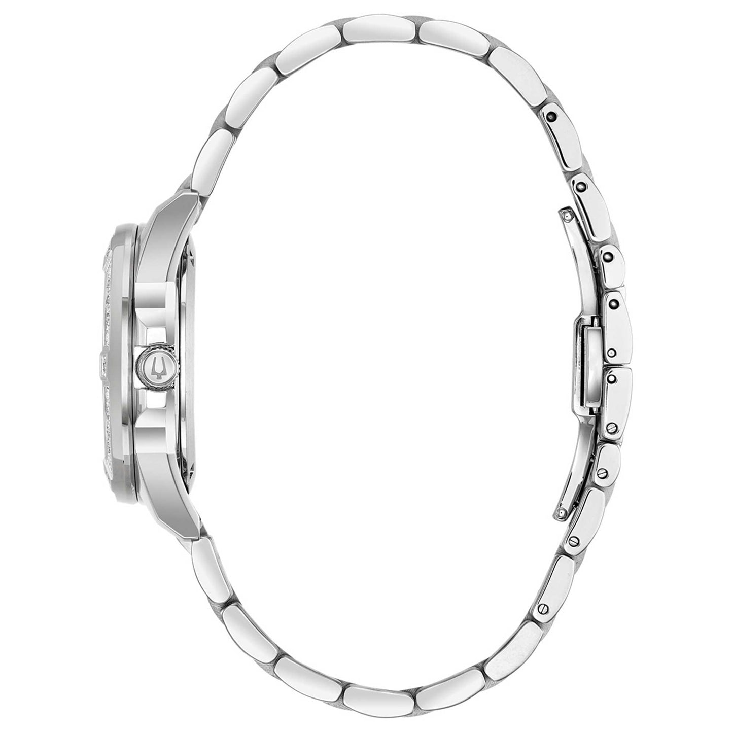 Bulova Marine Star Lady Diamonds – Orologio Donna in Acciaio con Diamanti e Quadrante Madreperla