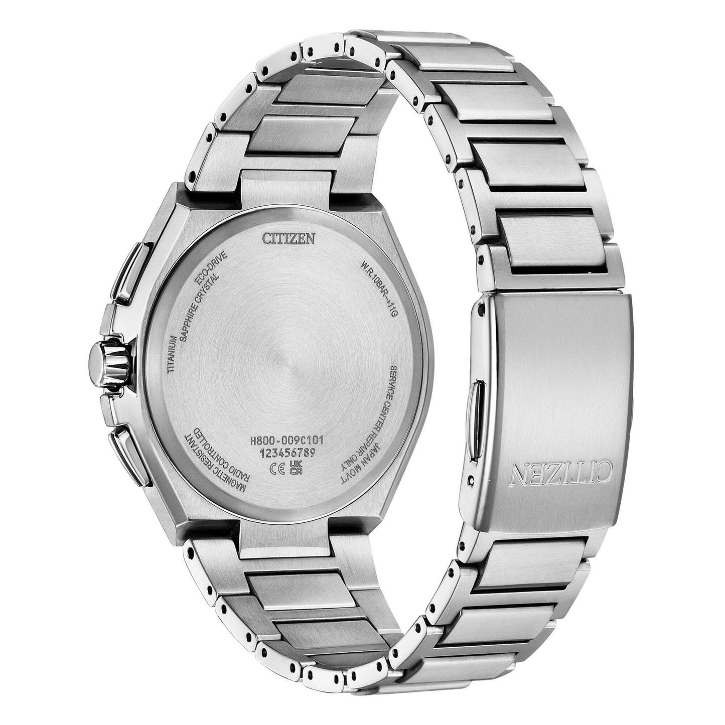 Citizen Super Titanio Radiocontrollato Eco-Drive – Orologio Uomo con Calendario Perpetuo e Cronografo