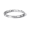 Bracciale Uomo Comete Senior UBR366 – Acciaio e Diamanti Bianchi
