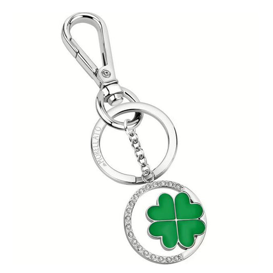 Portachiavi con Quadrifoglio Verde – Simbolo di Fortuna