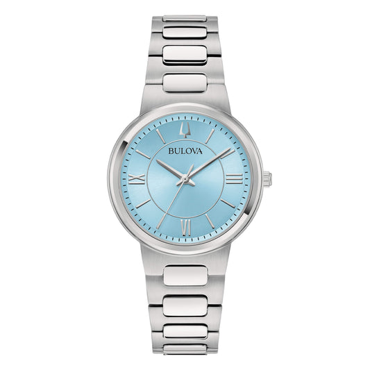 Orologio Bulova Classic Elegant Donna 96L336 – Acciaio e Quadrante Ice Blue