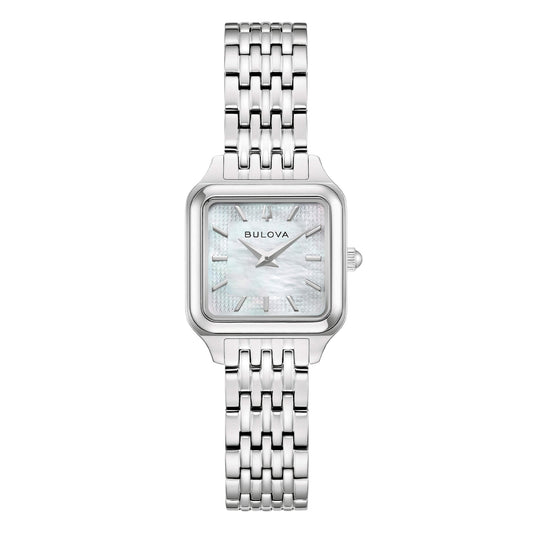 Orologio Donna Bulova Sutton Square 96L357 β Acciaio e Madreperla con Vetro Zaffiro