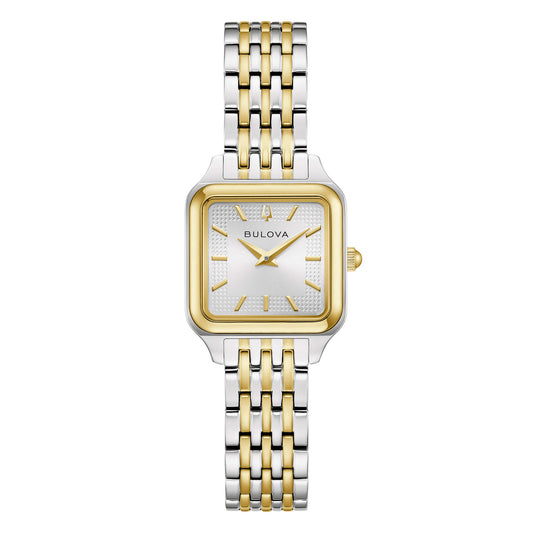 Orologio Donna Bulova Sutton Square 98L330 – Acciaio Bicolore e Vetro Zaffiro