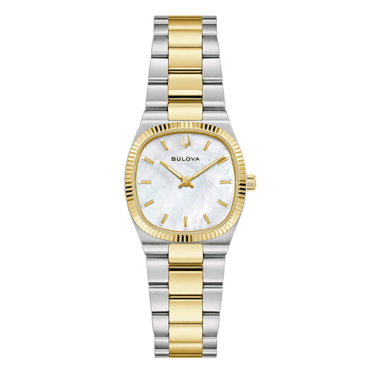 Orologio Donna Bulova Super Seville 98L335 – Acciaio Bicolore e Madreperla