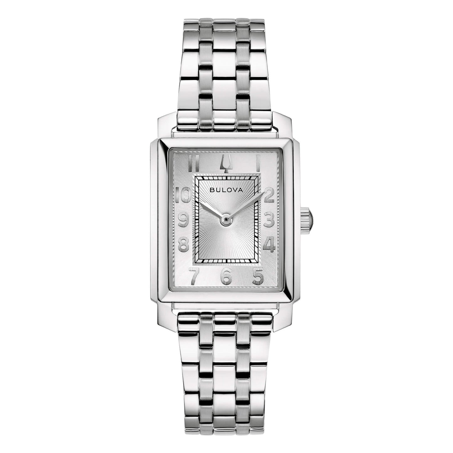Orologio Donna Bulova Sutton Tank 96L349 – Acciaio con Quadrante Bianco