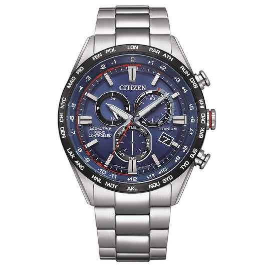 Orologio Uomo Citizen CB5945-85L – Radiocontrollato Super Titanium Eco-Drive Blu