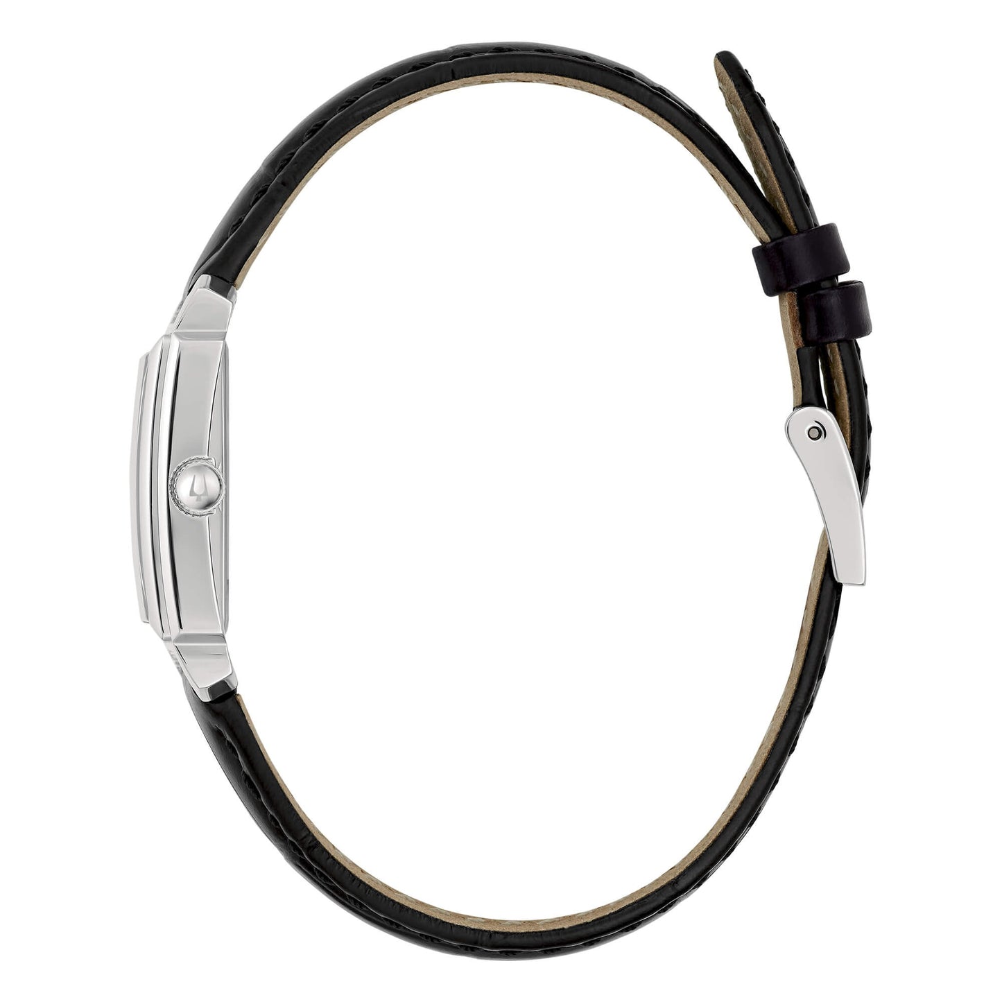 Orologio Donna Bulova Sutton Tank 96L330 – Acciaio & Pelle con Quadrante Madreperla