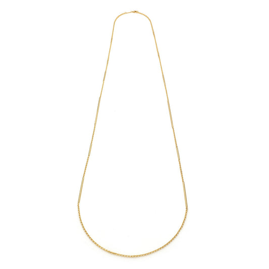 Collana Lunga UNOAERRE Line 566173 – Catena Forzatina Dorata 120 cm