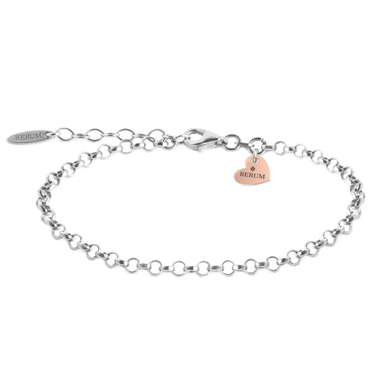 Bracciale Rerum in Argento 925 con Maglia Rollò