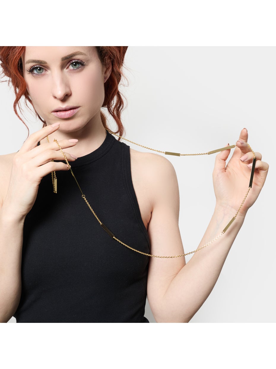 Collana Lunga UNOAERRE Lux Dorata